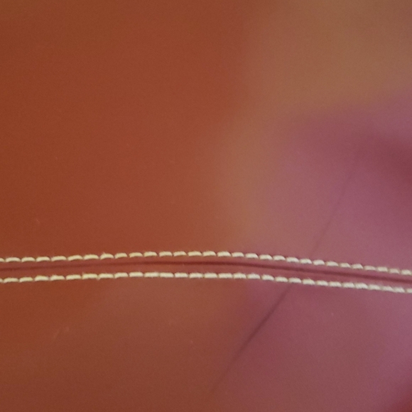 Vegan Leather Red Purse - Picture 3 of 5